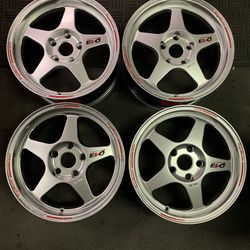 New 16 Spoon Regamaster Style Wheels Civic Integra Type R 5x114