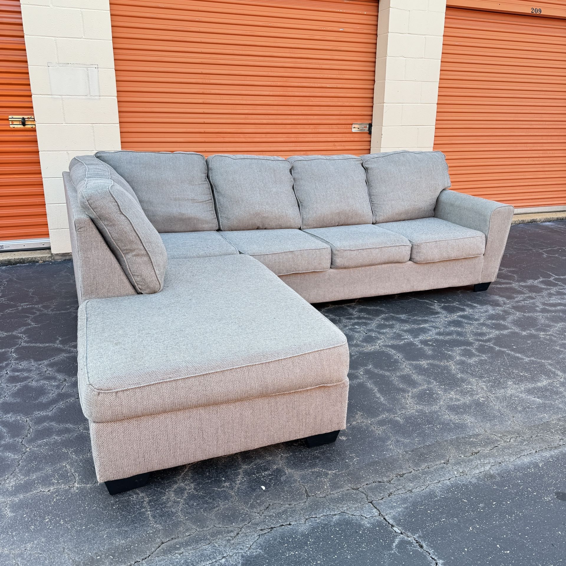 Free Delivery - Gray Ashley Furniture Sectional Couch