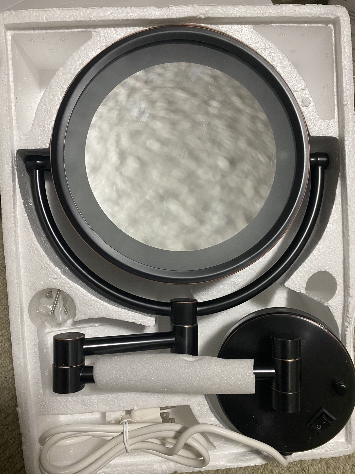 Wall Mount Makeup Mirror