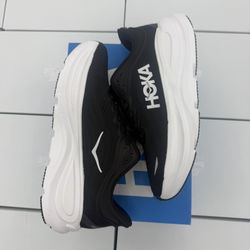 Hoka Bondi 9 Black/White Size 10.5