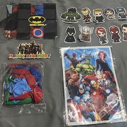 The Avengers Birthday Party Decorations 