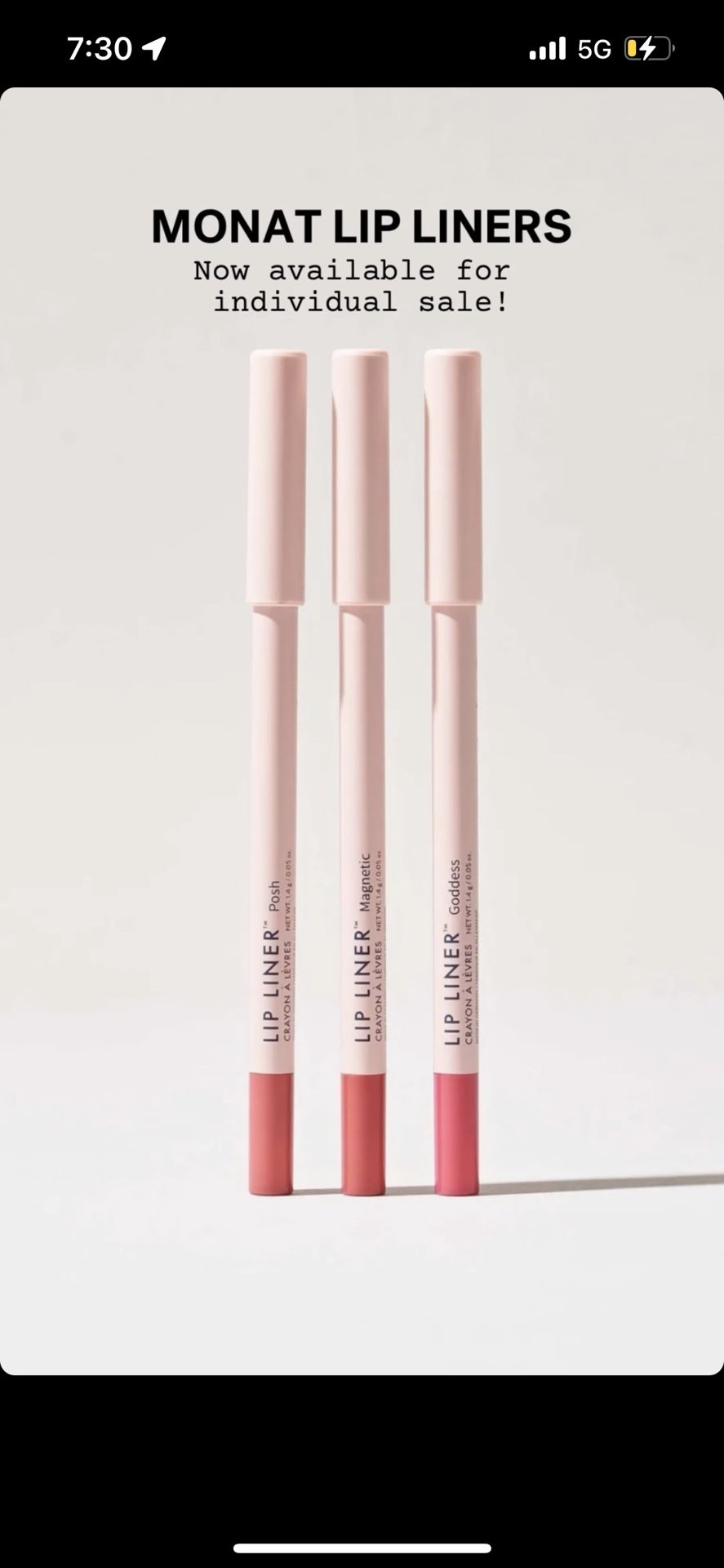 One Lipliner Choose Your Color❤️