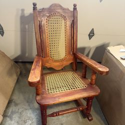 Vintage Wooden Rocking Chair