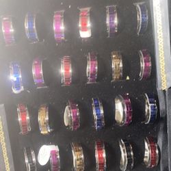 Stainless Steel Rings $10  Each Or Best Offer For ALL! 