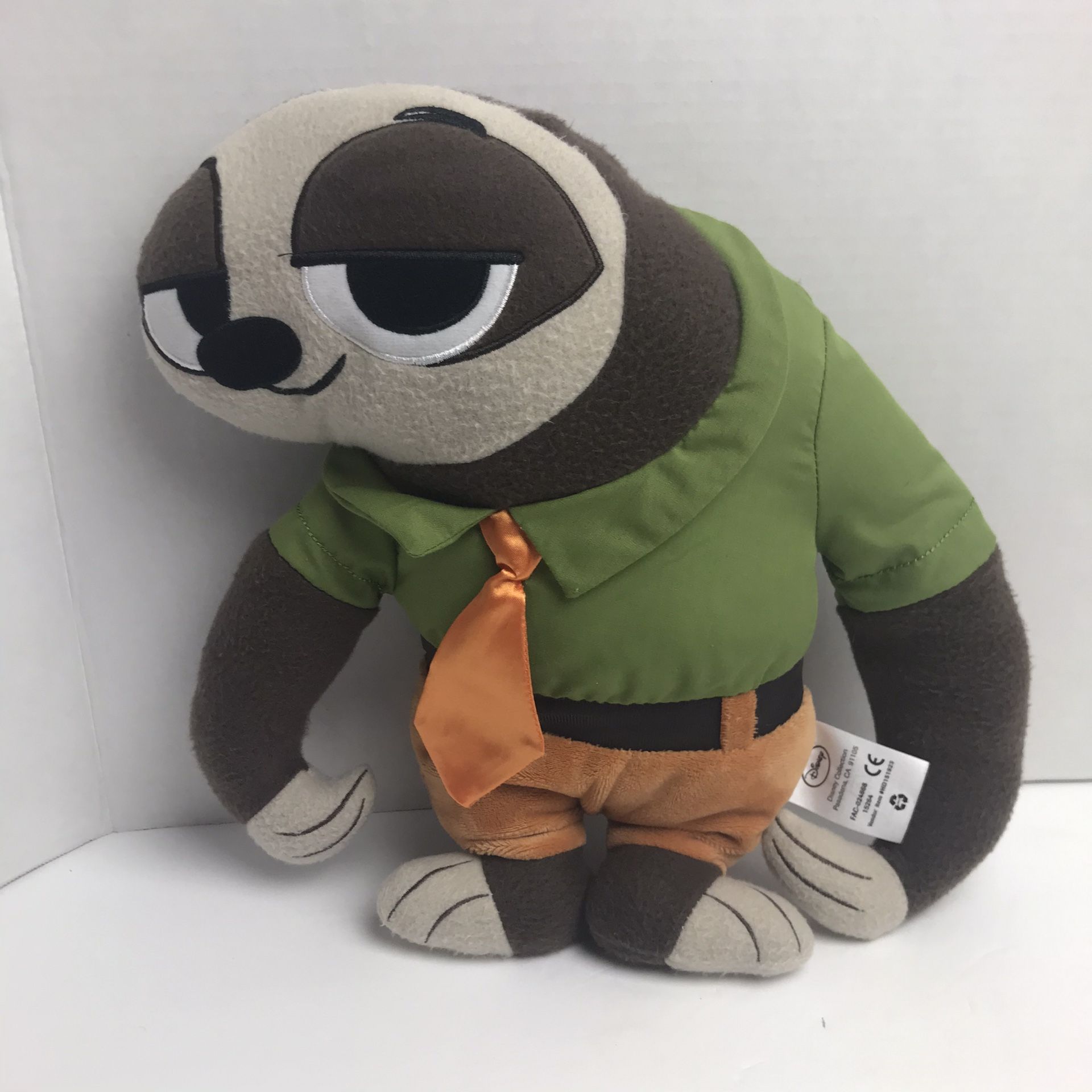 Disney Zootopia Flash Sloth Plush Pillow Stuffed Animal