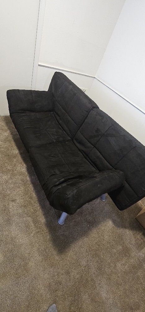 Love Seat Futon [Black]