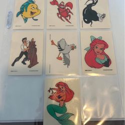 1991 Walt Disney Pro Set “Little Mermaid” POP-UP  (15-Cards)& STICKER SET (7-Cards).NM/M!!!