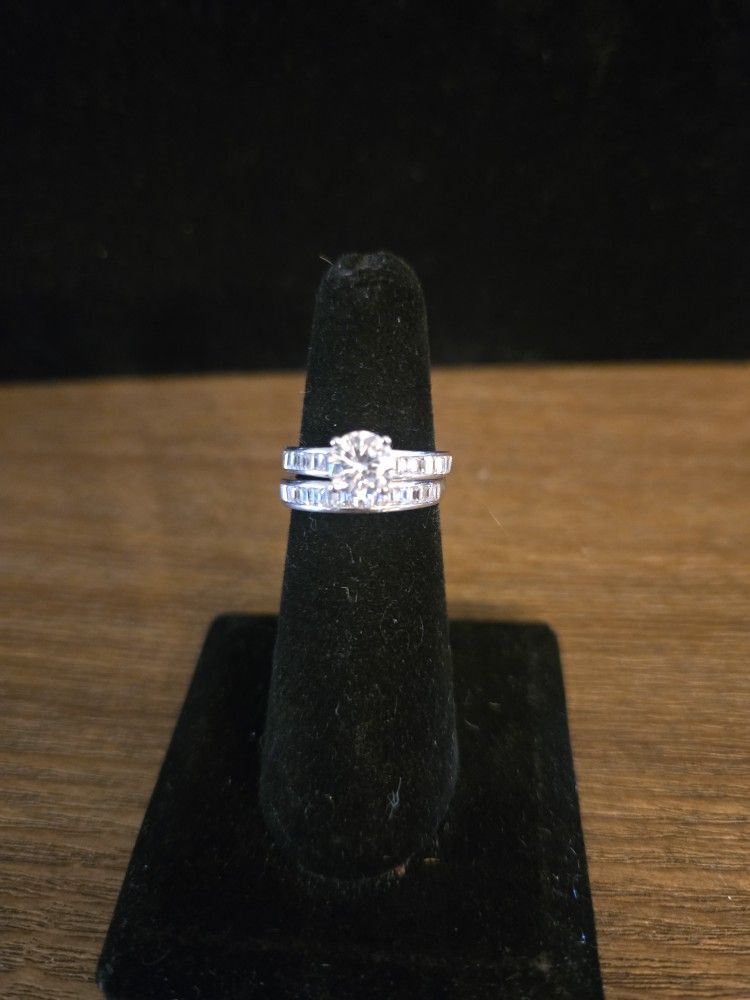 Simulated White Diamond Set