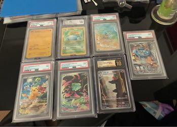 Pokemon psa cgc slabs
