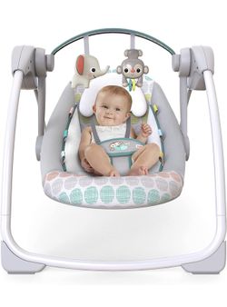 Bright Starts Whimsical Wild Portable Baby Swing