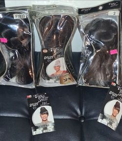 3 Ponytails  w/ bangs
