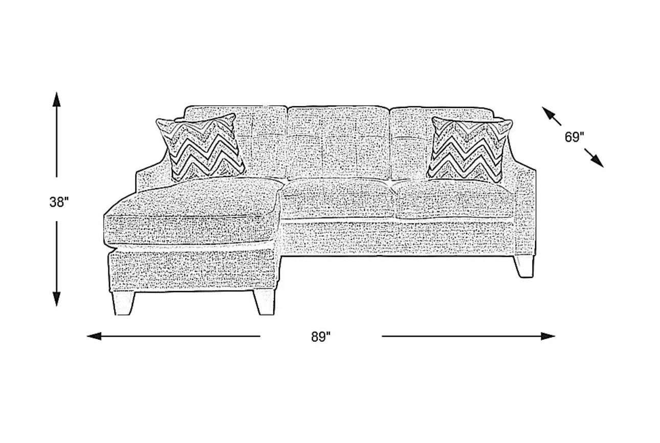 Navy Blue Sectional Sleeper Couch