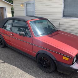 88 VW Cabriolet