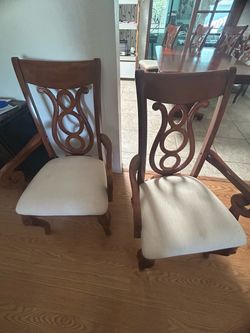 Dining table and chairs