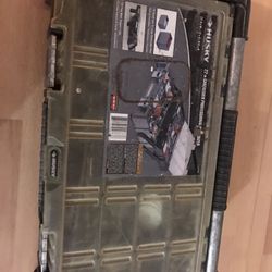 Husky Tool Box With Random Stuff 