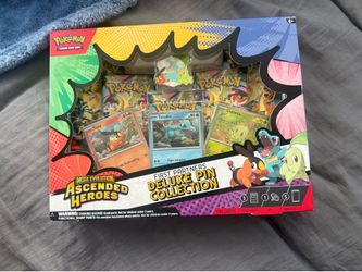 Pokémon First Partners Deluxe Pin Collection Box Mega Evolution Ascended Heroes