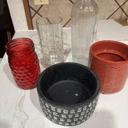 Flower Pots and Glass Cases 