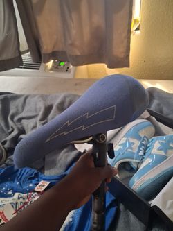 Blue BMX Bike Seat with Post