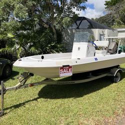 16.5’ 1997 Aquasport Boat