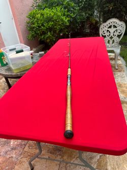 Rare 7’2” Garcia 1-Piece Vintage Spinning Rod