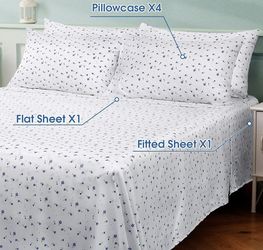 Bed Sheet set 6 Piece 