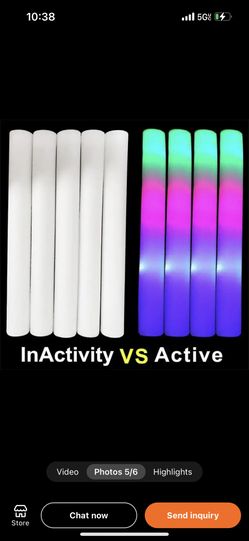 LED Light Up Foam Sticks