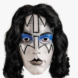 KISS The Spaceman Mask Wig Plastic Deluxe Costume Halloween Music Rock Band