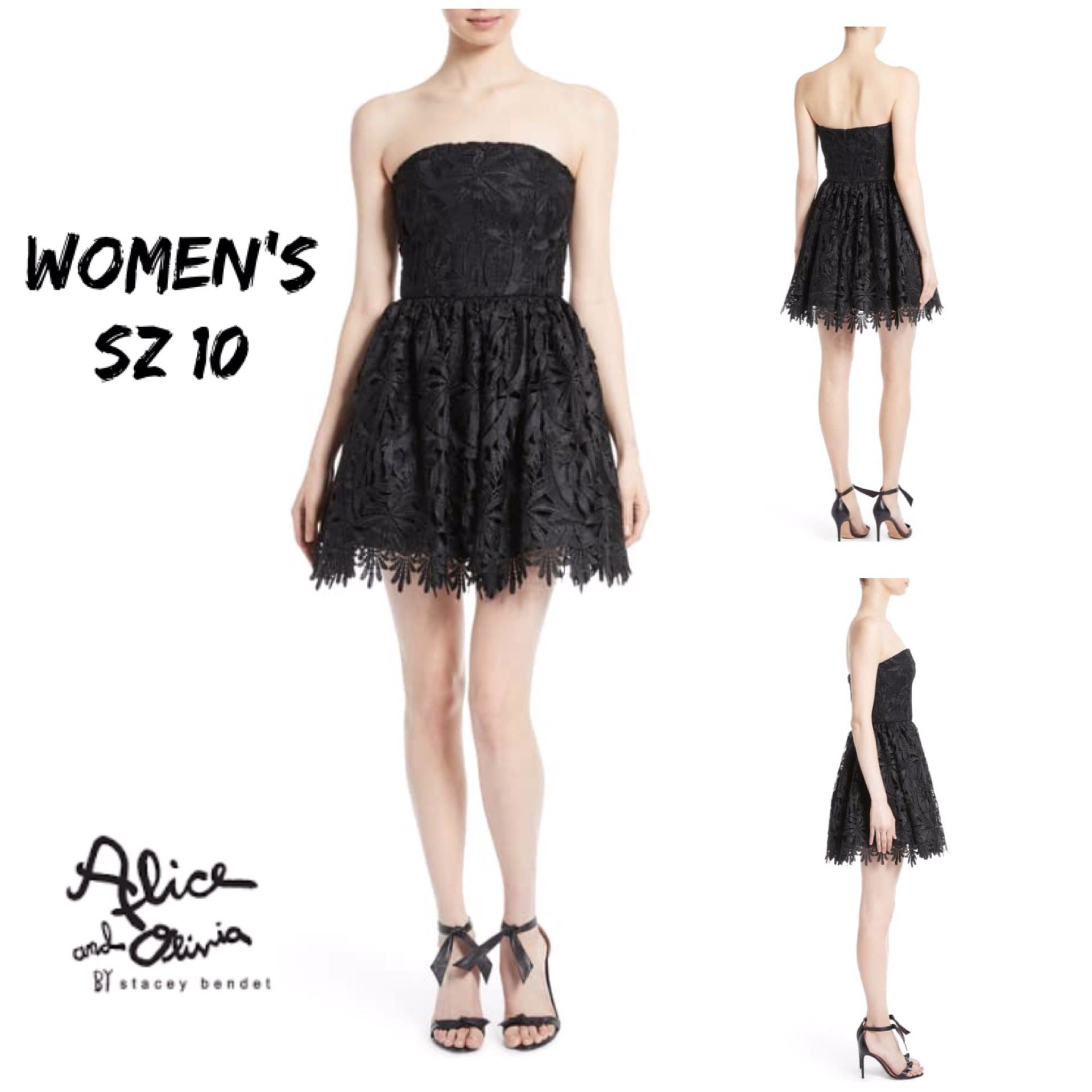 Final Sale NWT Women's Alice+Olivia Daisy Dress Sz 10