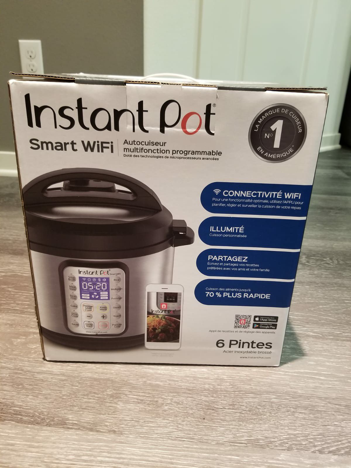 Instant pot smart wifi 6 quart pressure cooker