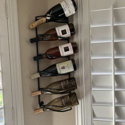 2 Metal Wine Racks 