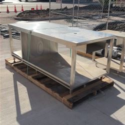 Custom Stainless Steel With Adjustable Shelving 