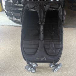 Double Stroller , With Infant Bassinet Attachment  