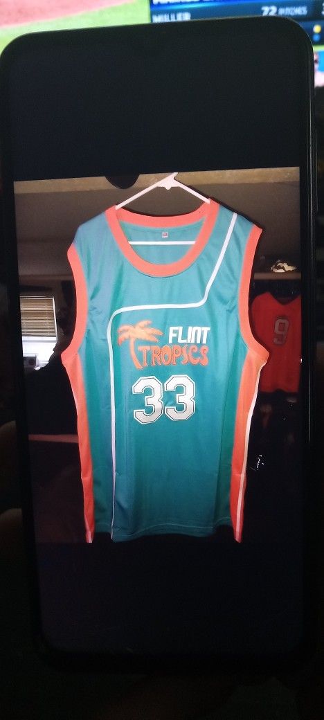 New Size 3XL Flint Tropics Jackie Moon Away Jersey