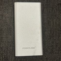 POWERADD Pilot 2GS 10000mAh Power Bank 2 USB Ports Micro-USB Silver Metallic