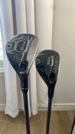 Ping g425 max 4&5 hybrid clubs graphite shafts med golf pride grips 2 clubs together