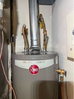 Water heater install