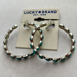 Lucky Brand Hoop Earrings 