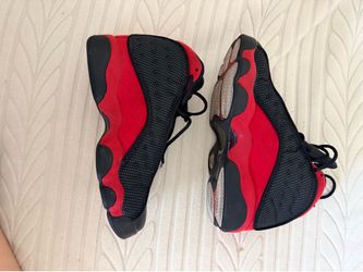 Black and red Jordan