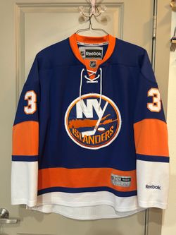 Reebok New York Islanders #3 Hamonic Home Hockey Jersey Size L