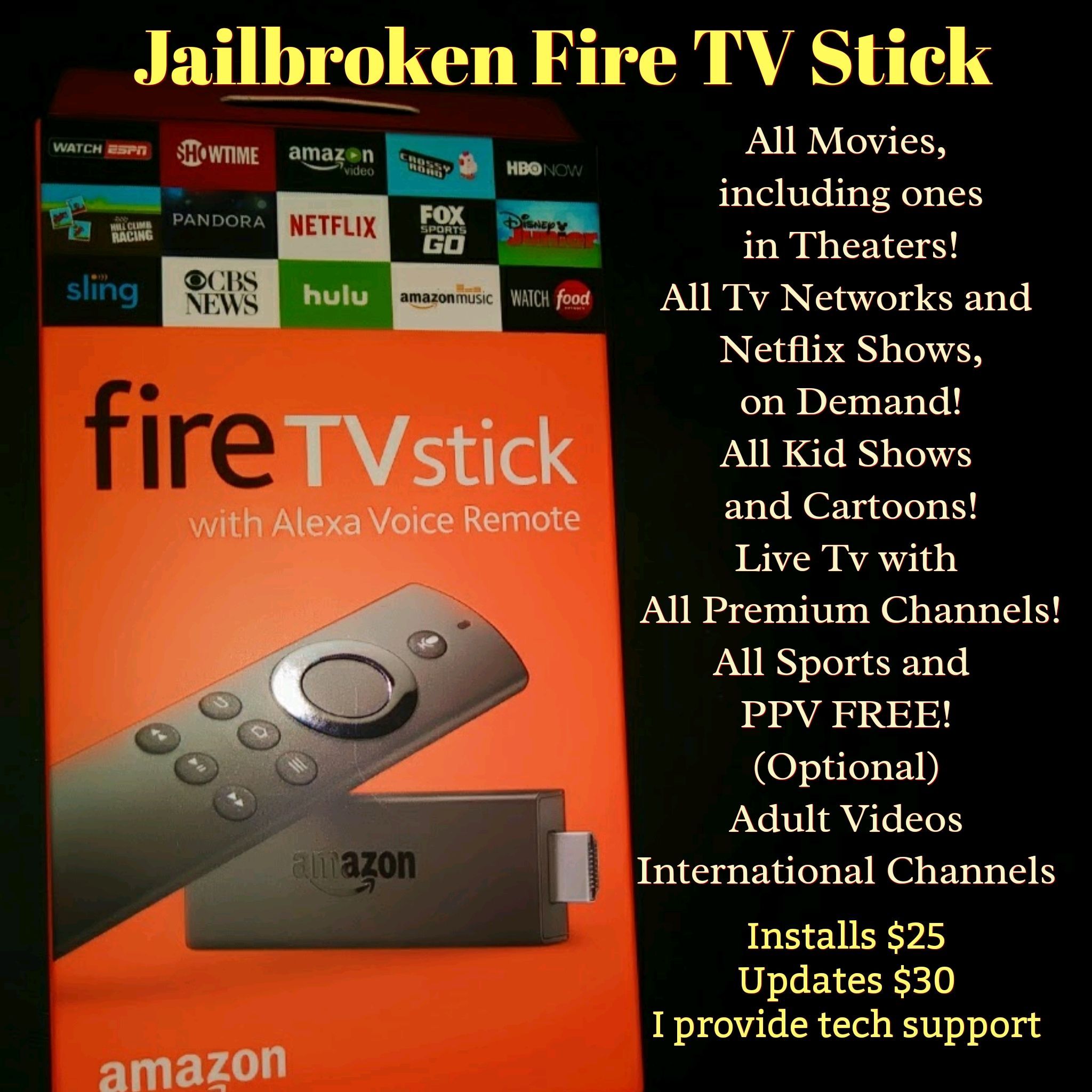 Jailbroken fire tv stick