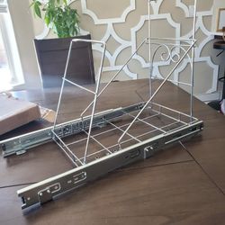 Pull Out Shelf For Kitchen Garbage Bin 