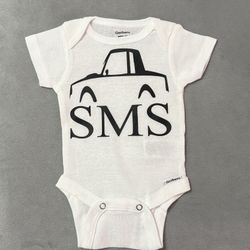 Personalized custom text baby onesies made to order