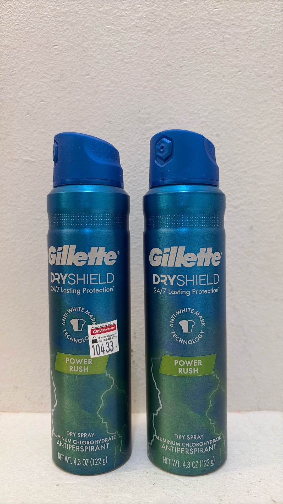 Gillette Dry Shield Dry Spray Combo Set (EXP. 11/2025 & 12/2025