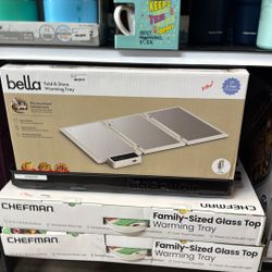 BELLA FOLD & STORE WARMING TRAY 