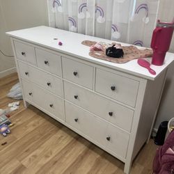 White Ikea dresser  $75 