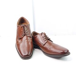 NUNN BUSH   MENS BROWN OXFORD SHOES COMFORT GEL SIZE 7.5 M.