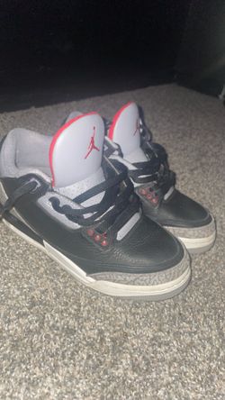 Black cement jordan 3s