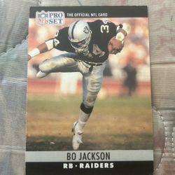 Joe montana bo jackson and sterling sharpe card