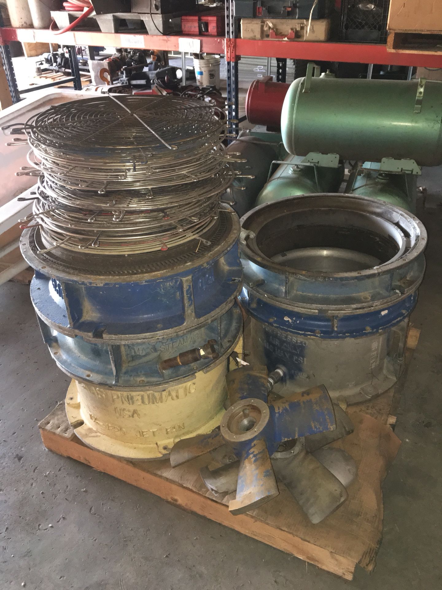 Air jet fans - coppus texas pneumatic blowers ventilation tool parts