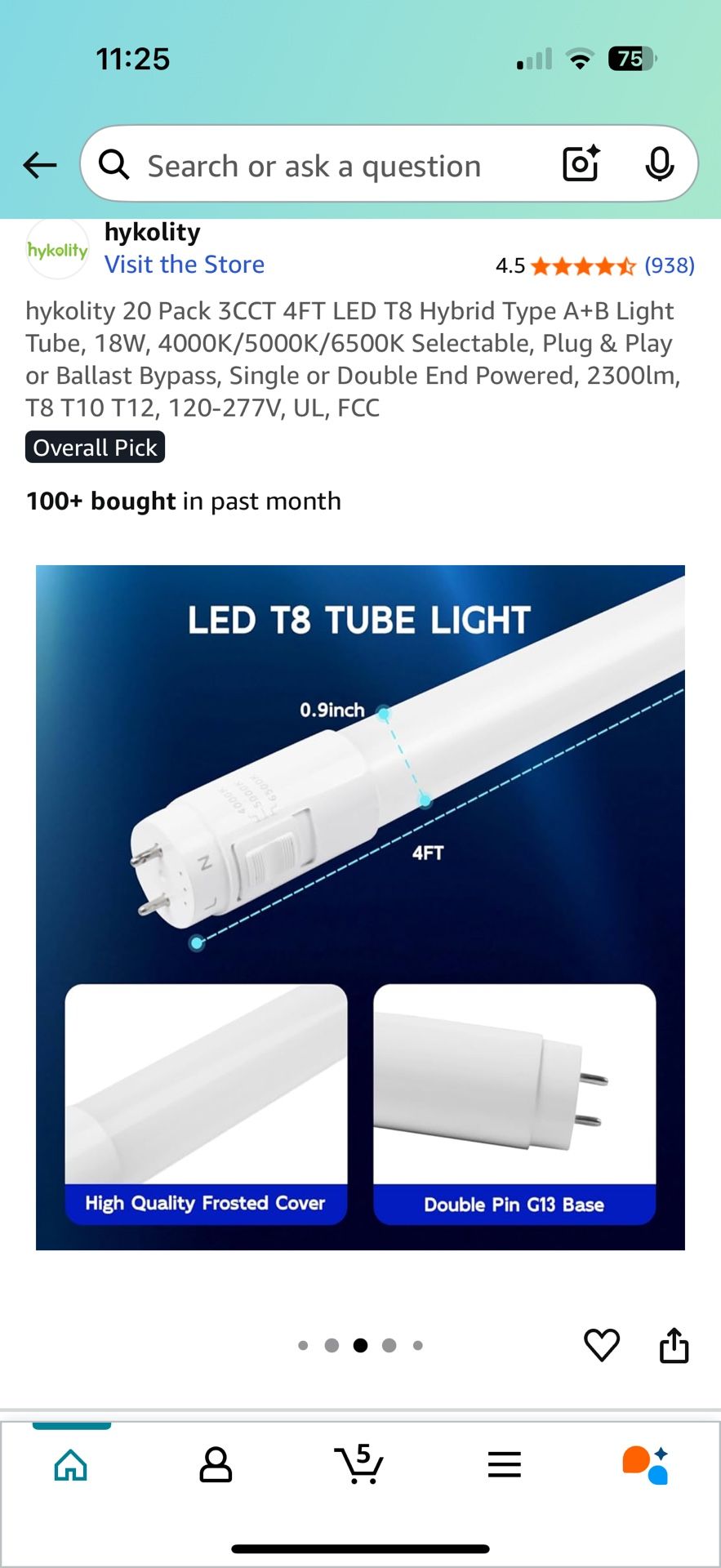 Replacement Lights…Box Of 20! Perfect For Closet Or Garage